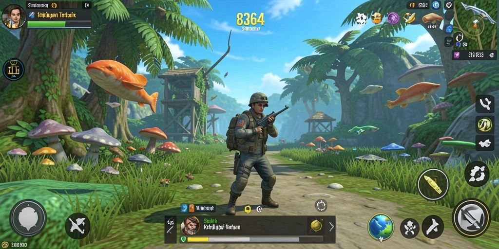 Tangkapan layar utama 8364 menampilkan gameplay yang realistis dalam simulasi kehidupan.