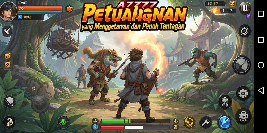 Screenshot gameplay A7777 yang menampilkan petualangan mendebarkan.