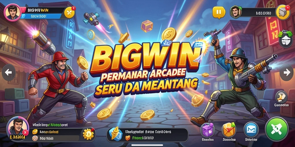 Screenshot gameplay menampilkan aksi seru di BIGWIN.