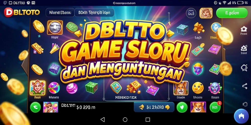 Tangkapan layar DBLTOTO menampilkan gameplay Slot yang menarik dan penuh warna.