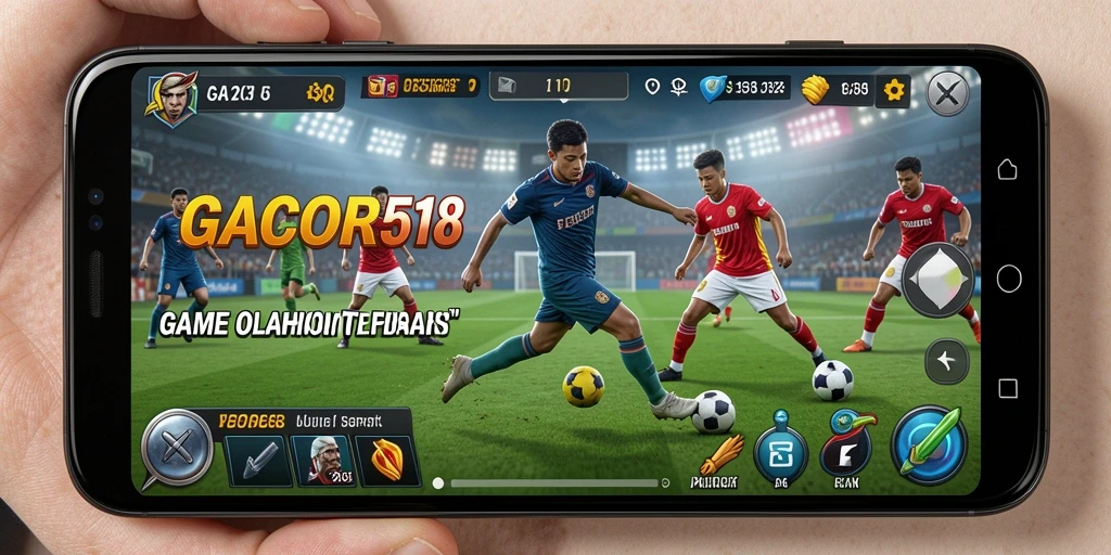 Tampilan screenshot utama GACOR518 yang menampilkan aksi olahraga seru.