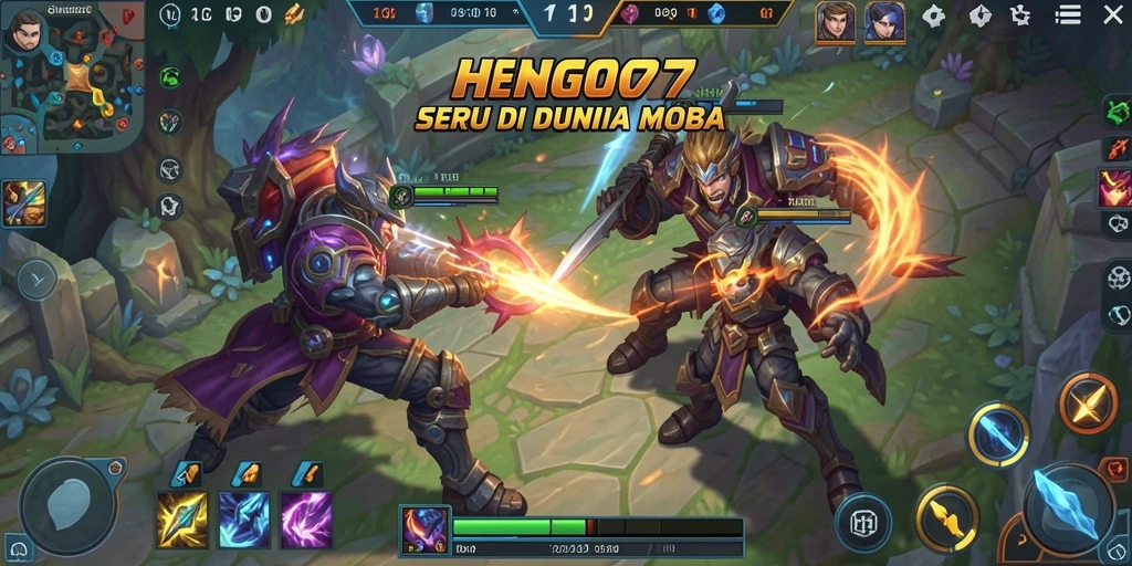 Gameplay HUGO77, aksi seru di arena MOBA.