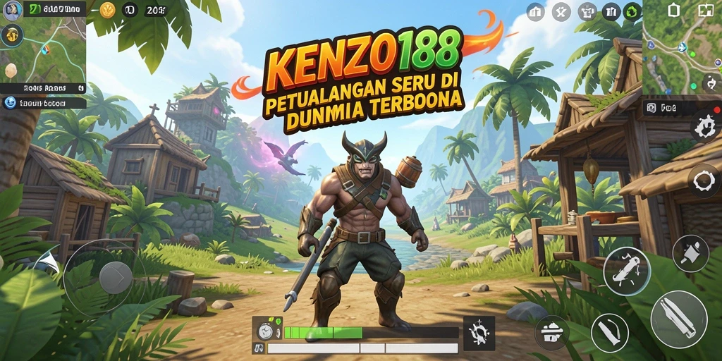 Gameplay KENZO188 yang menampilkan eksplorasi dunia terbuka yang menakjubkan.