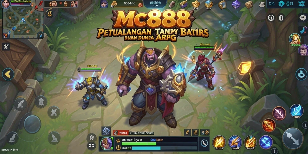 Tampilan gameplay ARPG yang mendebarkan dan grafis menakjubkan di MC888.