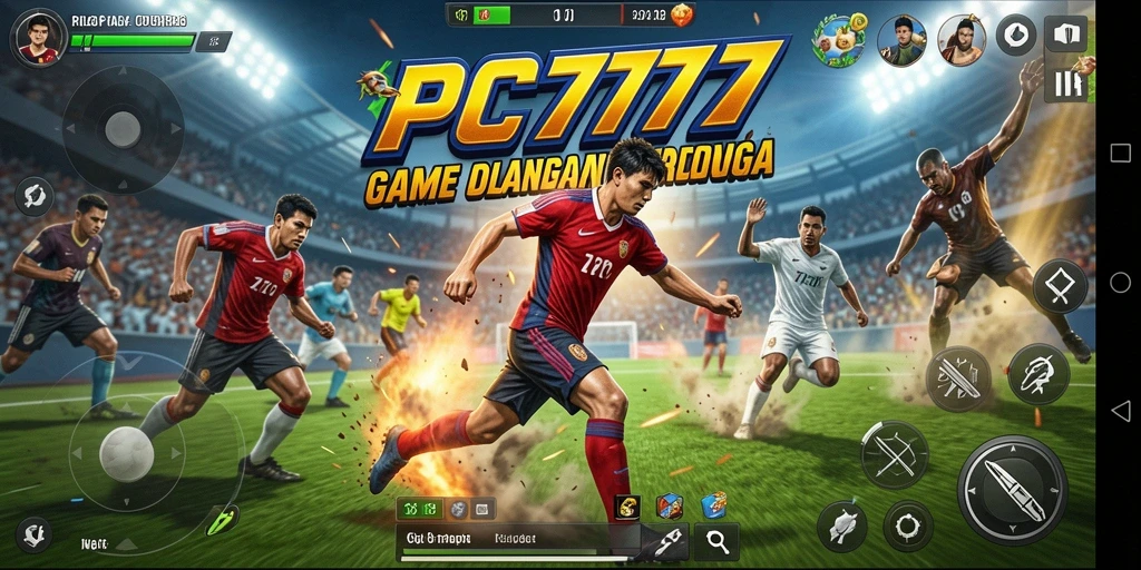 Tampilan gameplay PC777 dengan aksi olahraga yang menegangkan.