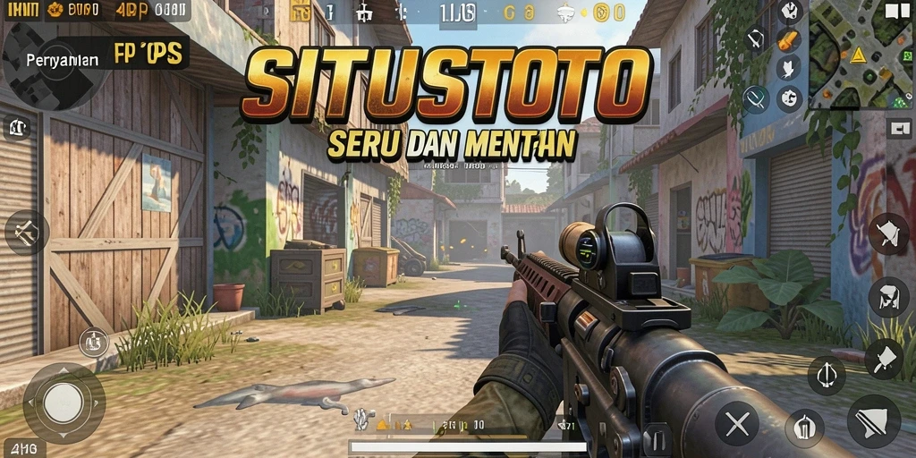 Screenshot menampilkan aksi tembak-menembak di SITUSTOTO.