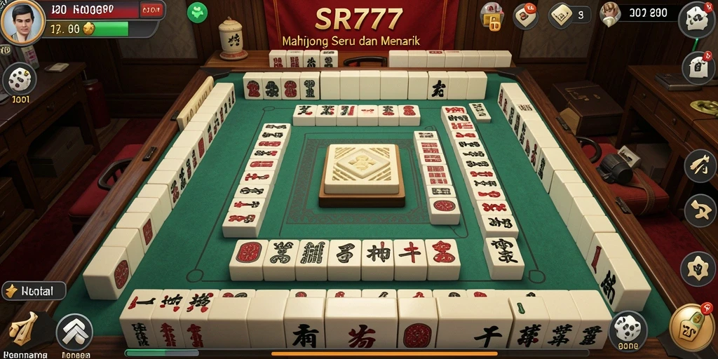 Tampilan gameplay seru di game Mahjong SR777.