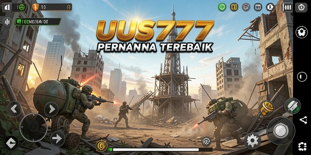 Gameplay mendebarkan di UUS777 dengan menara dan musuh yang bervariasi.